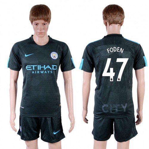 Manchester City #47 Foden Sec Away Soccer Club Jersey